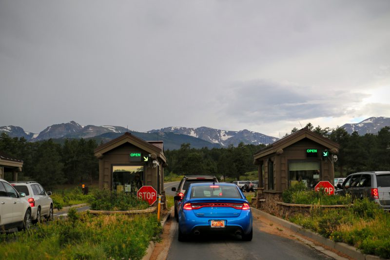 Ingang Rocky Mountain National Park