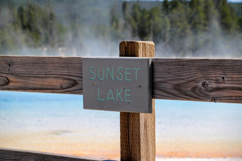 Sunset Lake Wyoming
