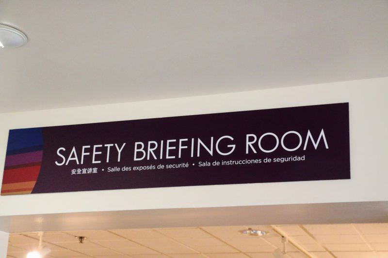 Safety Briefing Room