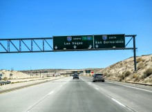 Interstate 15 naar Las Vegas