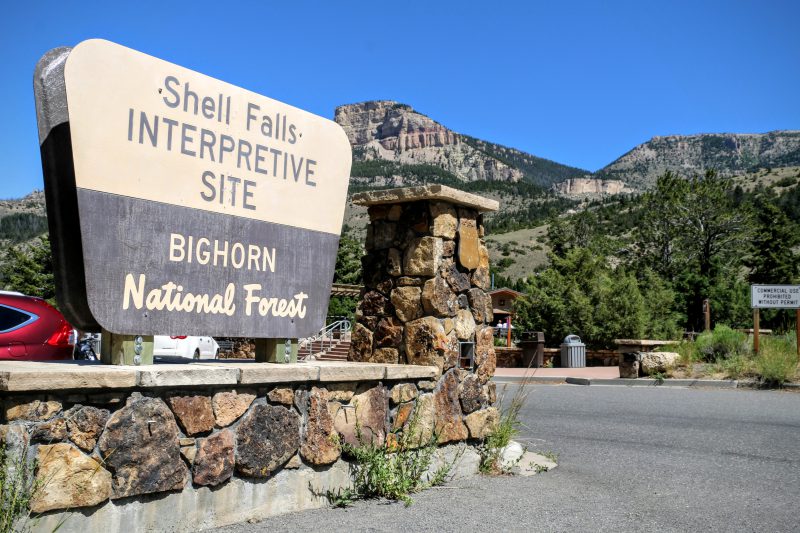 Shell Falls Bighorn National Forest