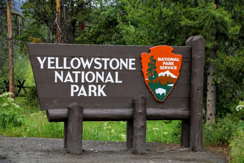 Yellowstone National Park ingang