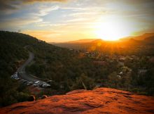 Sedona Zonsondergang Vortex