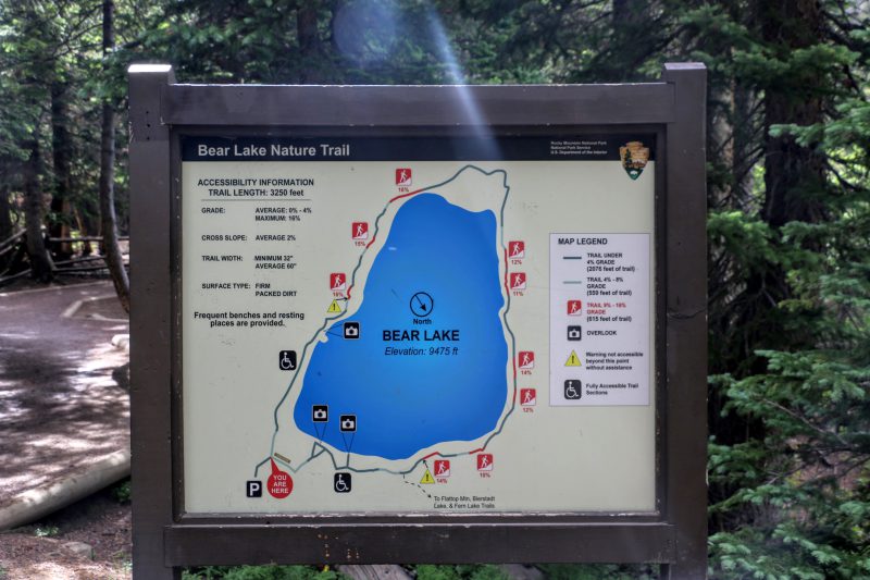 Bear Lake Nature Trail feet