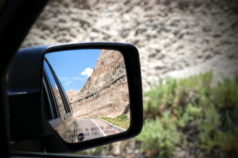 Door de Badlands rijden