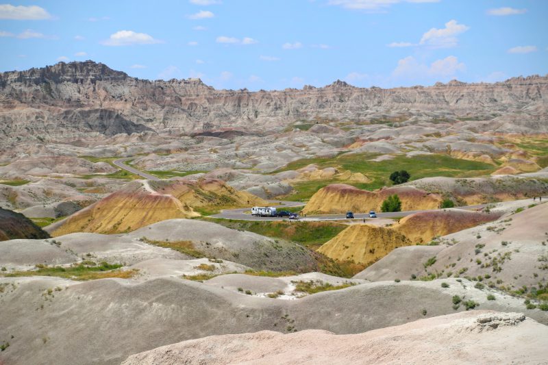 Prachtige kleuren in Badlands National Park