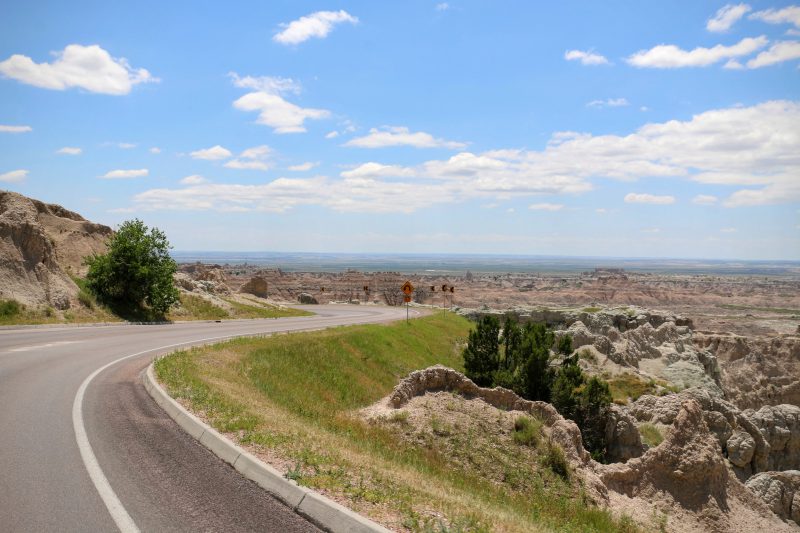 Scenic drive door Badlands National Park