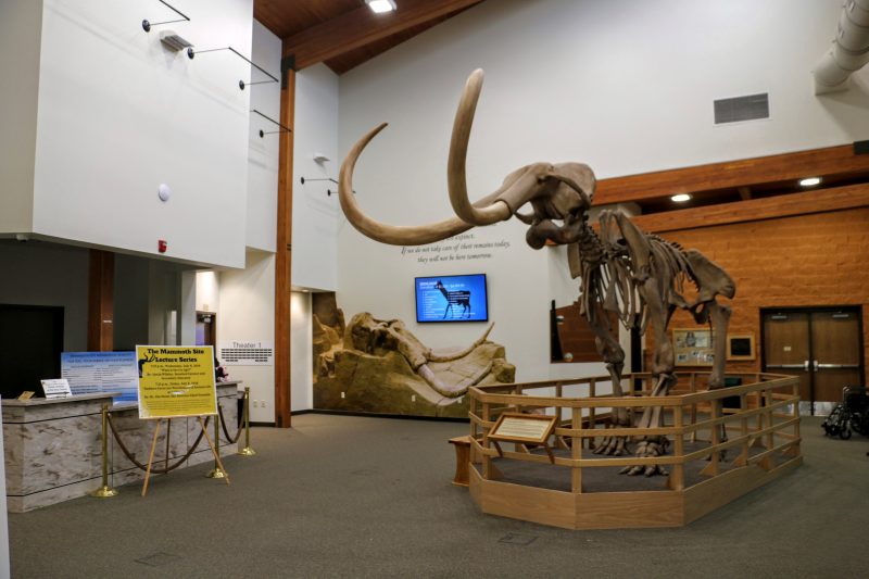The Mammoth Site entrance