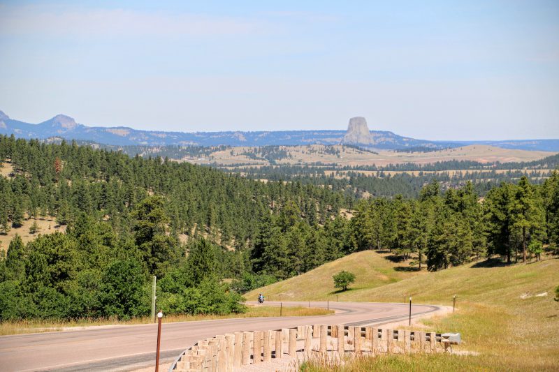 Route naar Devils Tower