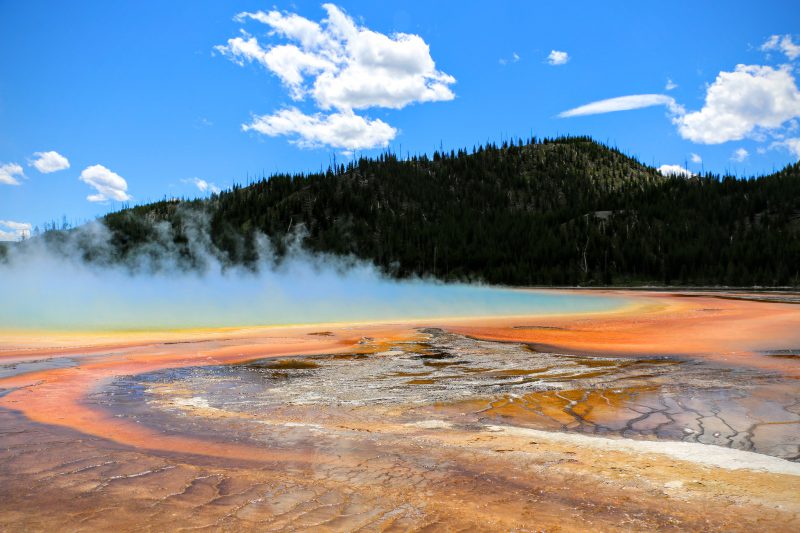 Grand Prismatic Spring kleuren