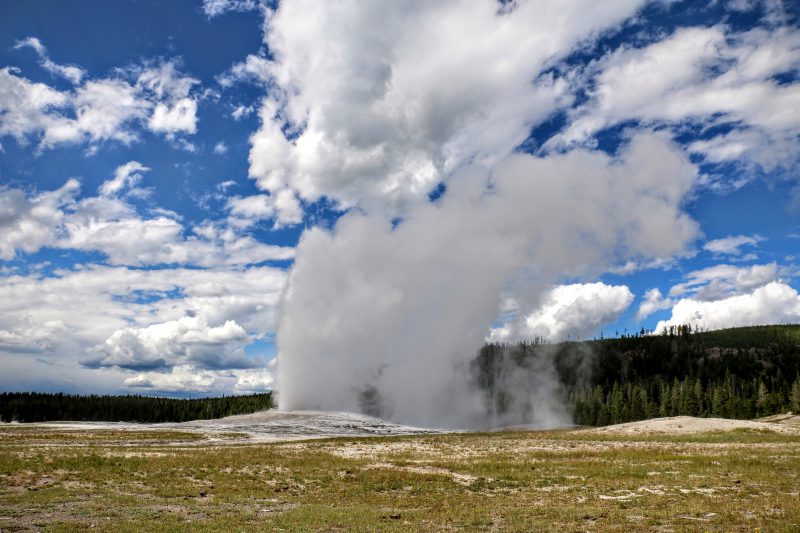 Old Faithful bezoeken