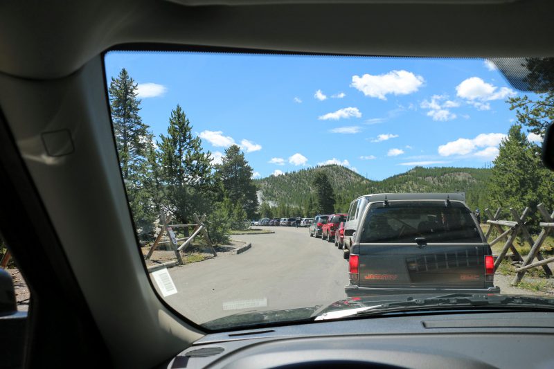 Parkeren in Yellowstone