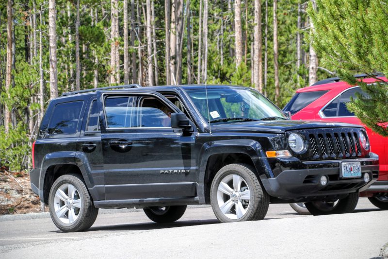 Parking Yellowstone Canyon