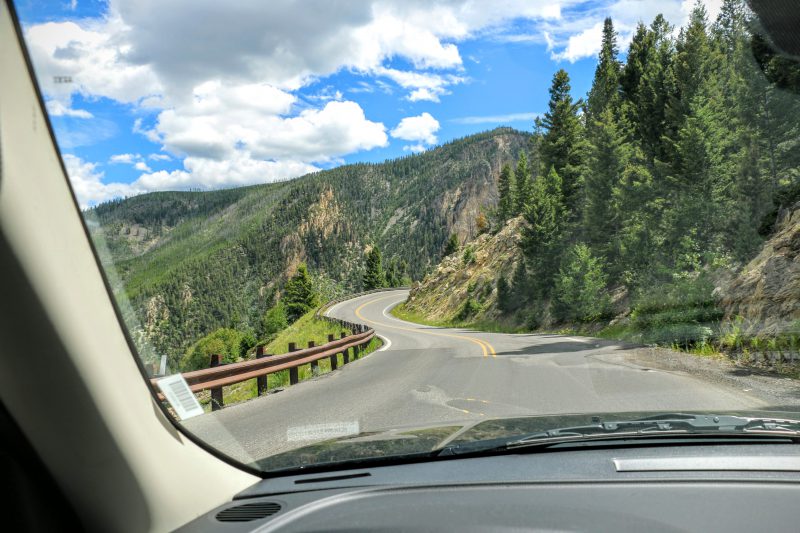 Route Yellowstone - Mammoth Hot Springs