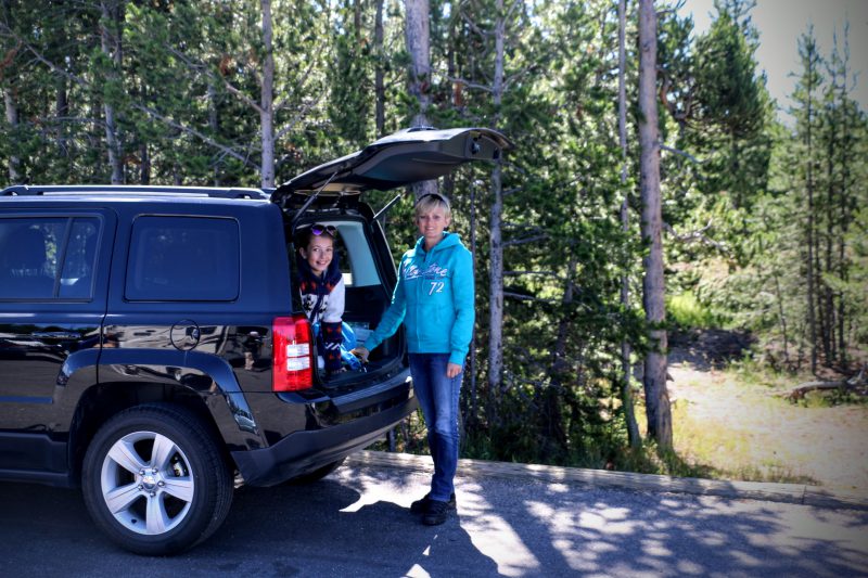 Parkeren in Yellowstone