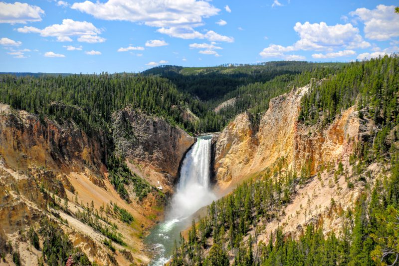 Waterval Yellowstone