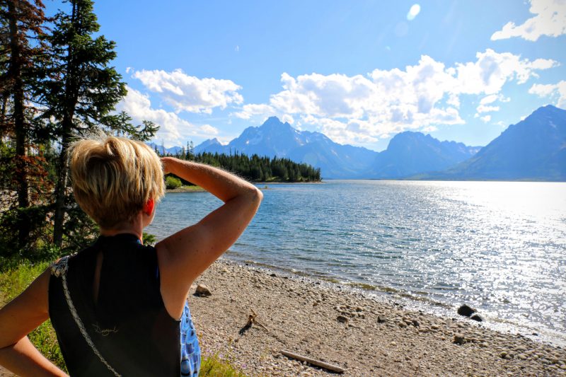 Wandelen langs Jackson Lake