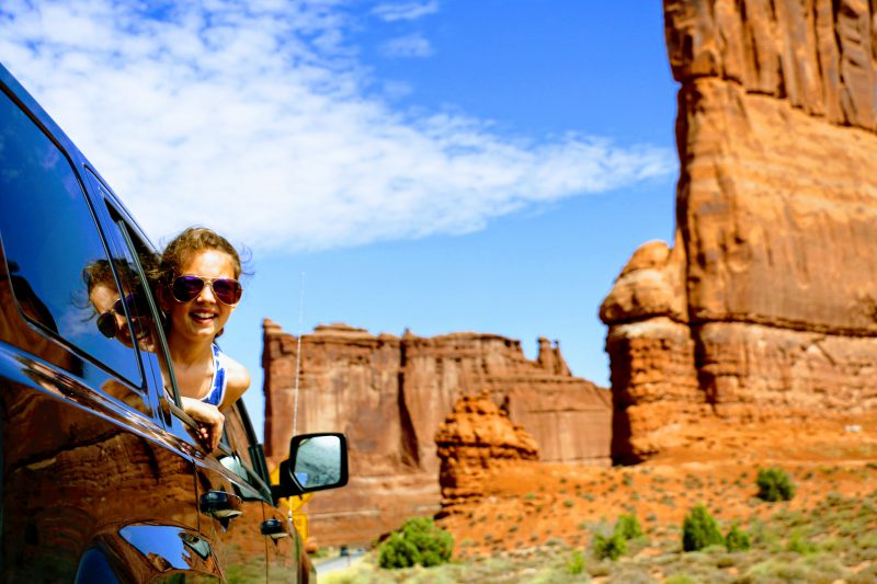 Arches National Park route