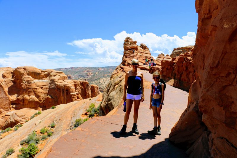 Wandeling naar Delicate Arch 