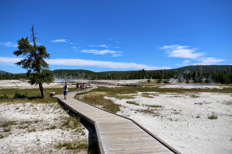 Yellowstone wandelpad