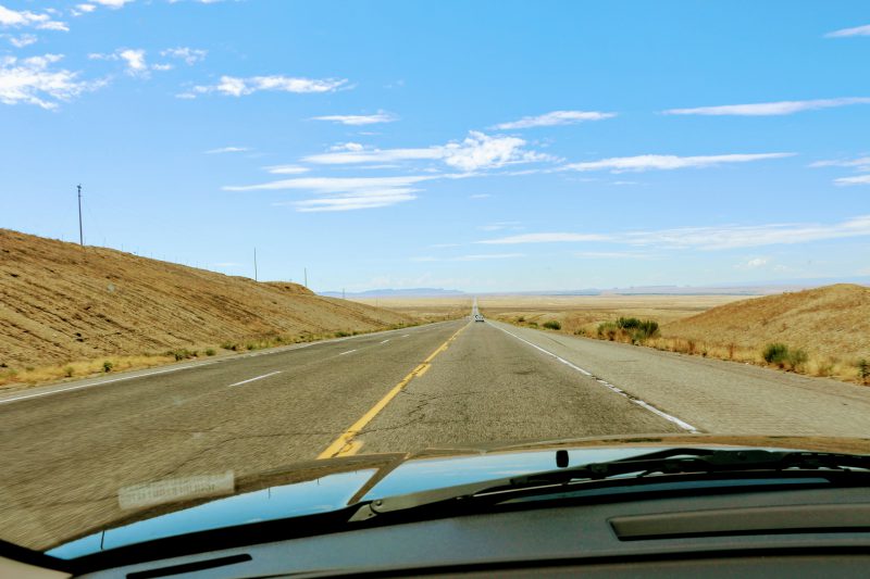 Route van Mesa Verde naar Petrified Forest