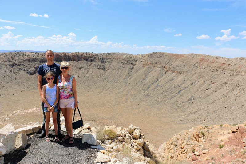 Meteoriet krater in Amerika bezoeken