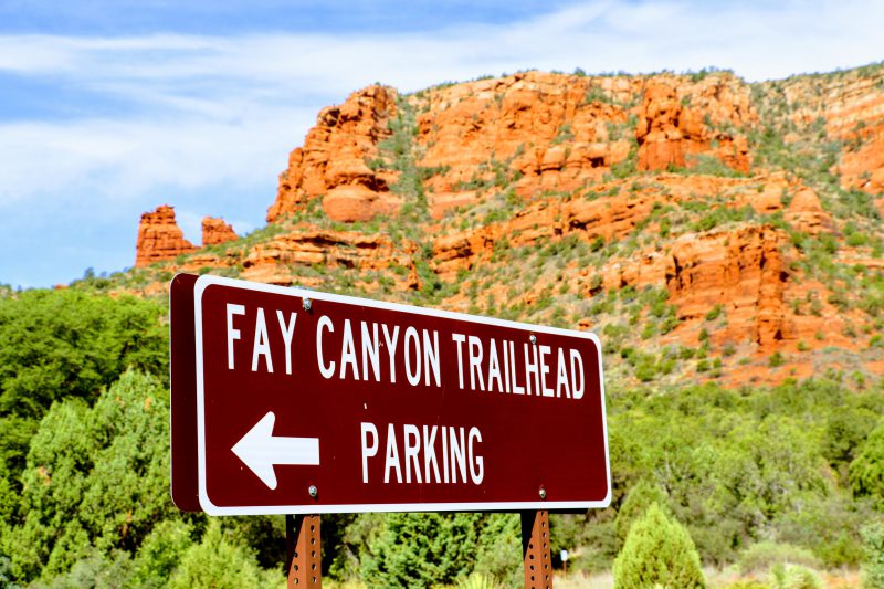 Fay Canyon Trailhead Parking
