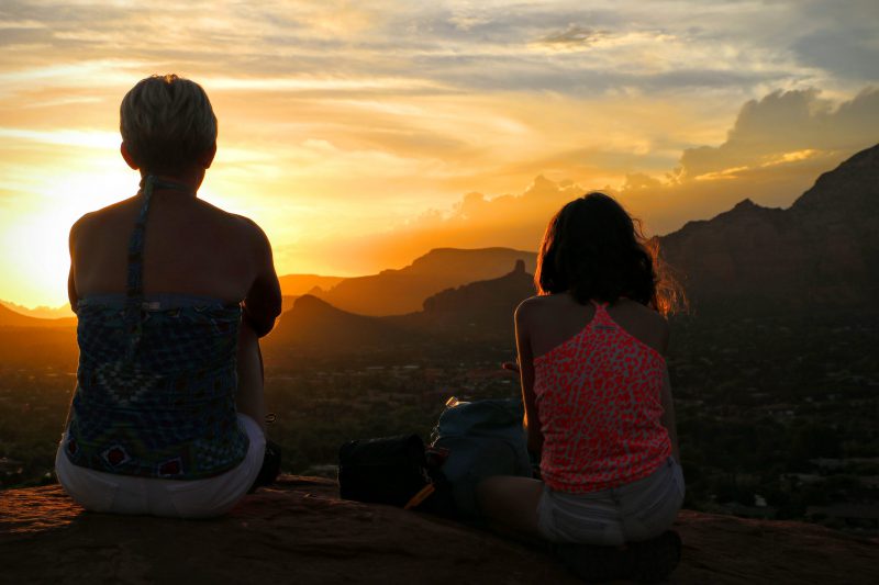 Zonsondergang in Sedona