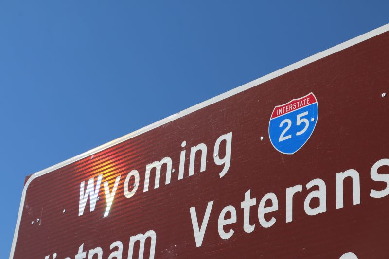 I-25 in Wyoming