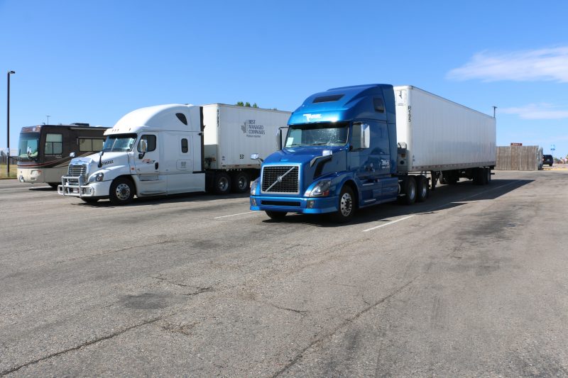 Truck stop in Amerika