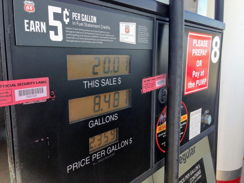 Benzine tanken in Rapid City