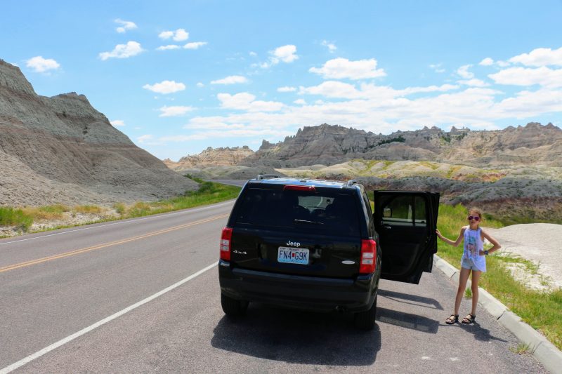 Tussenstop in Badlands