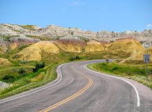 Mooie kleuren in Badlands Nationale Park