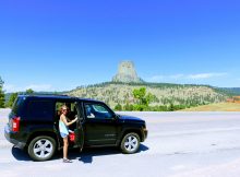 Met de auto naar Devils Tower