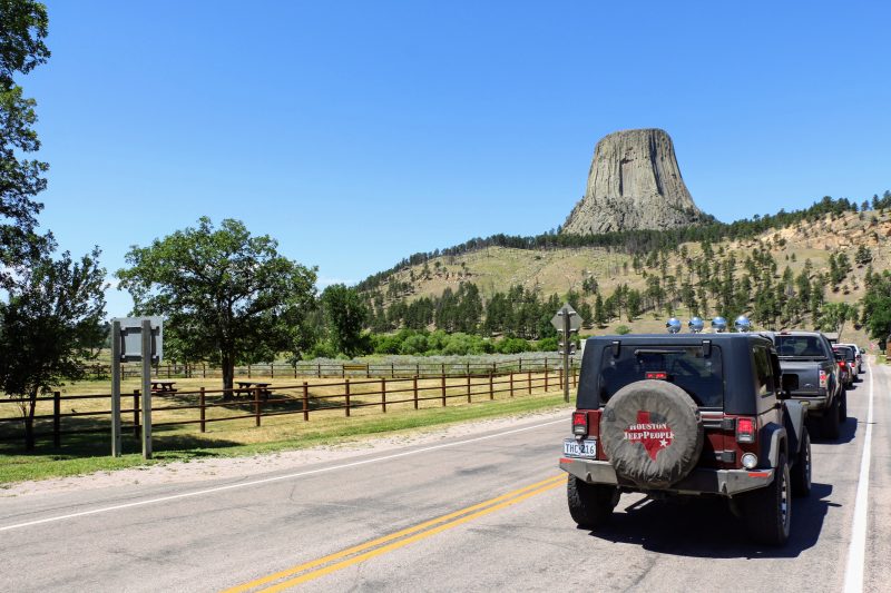 Ingang DEVILS TOWER NATIONAL MONUMENT