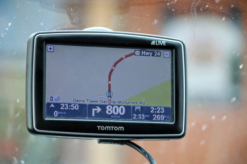 Een TomTom in Amerika gebruiken