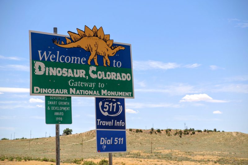 Welcome to Dinosaur Colorado